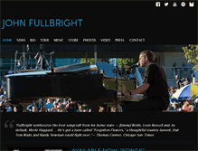 Tablet Screenshot of johnfullbrightmusic.com